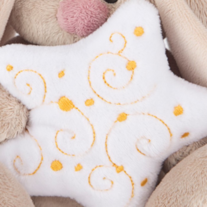 Мягкая игрушка "Зайка Ми" в колпачке и со звёздочкой, 15 см