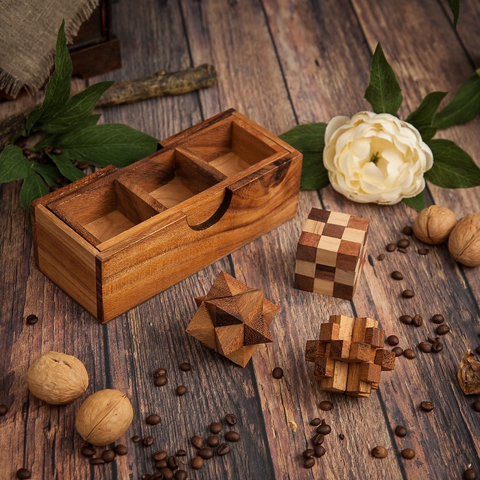 Головоломка 3 в 1 "Три фигурки"