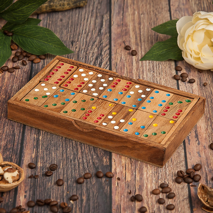 Настольные игра "Домино", 2.5х19.5х12 см