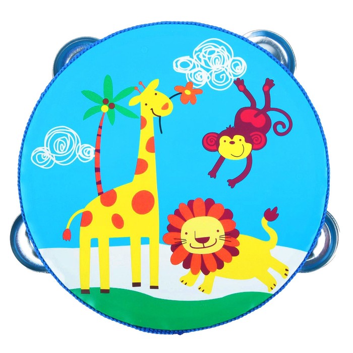 Игрушка музыкальная бубен " Африка"