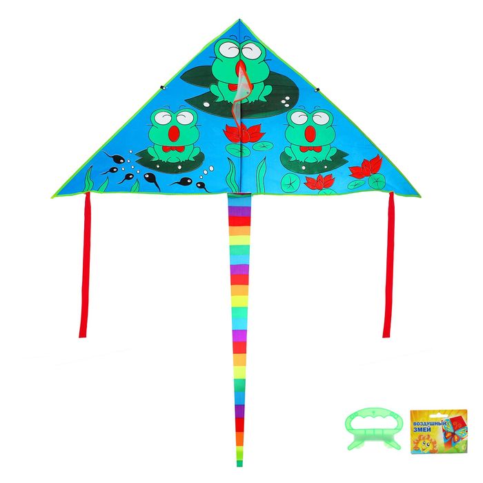 Воздушный змей "Лягушата" с леской