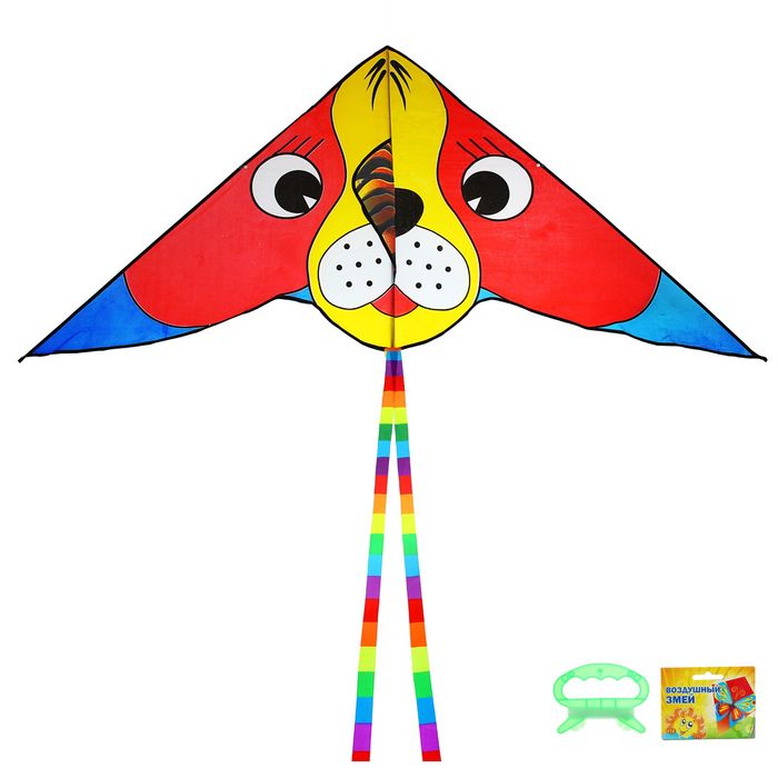 Воздушный змей "Собачка" с леской