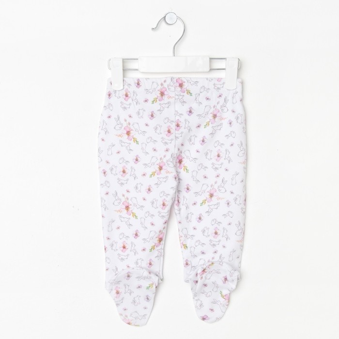 Ползунки для девочки, рост 74 см (44), цвет белый