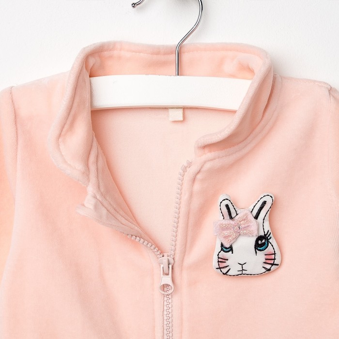 Комплект для девочки (джемпер, брюки), рост 80 см (48), цвет розовый