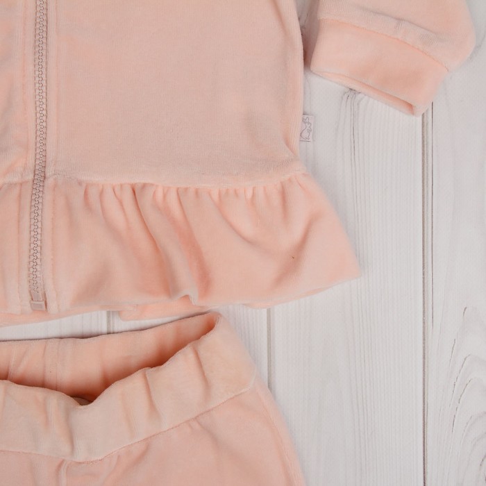 Комплект для девочки (джемпер, брюки), рост 80 см (48), цвет розовый