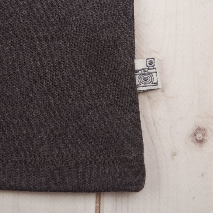 Футболка для мальчика, рост 74 см (44), цвет тёмно-серый меланж