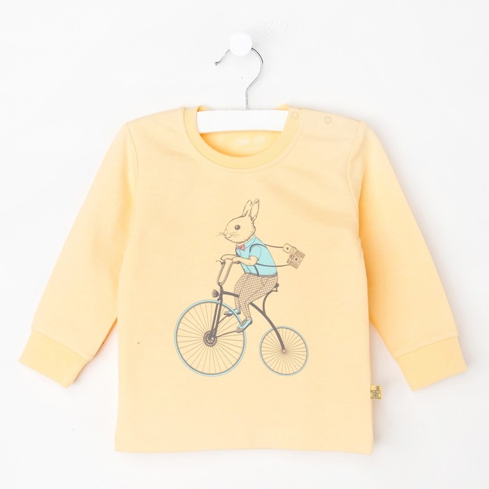 Джемпер (толстовка) для мальчика, рост 86 см (48), цвет оранжевый