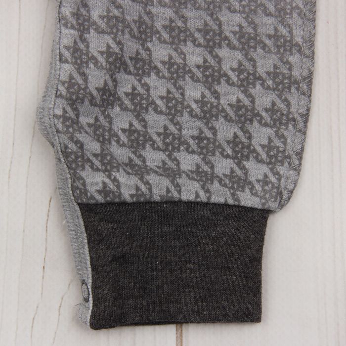 Комбинезон для мальчика, рост 56 см (36), цвет серый