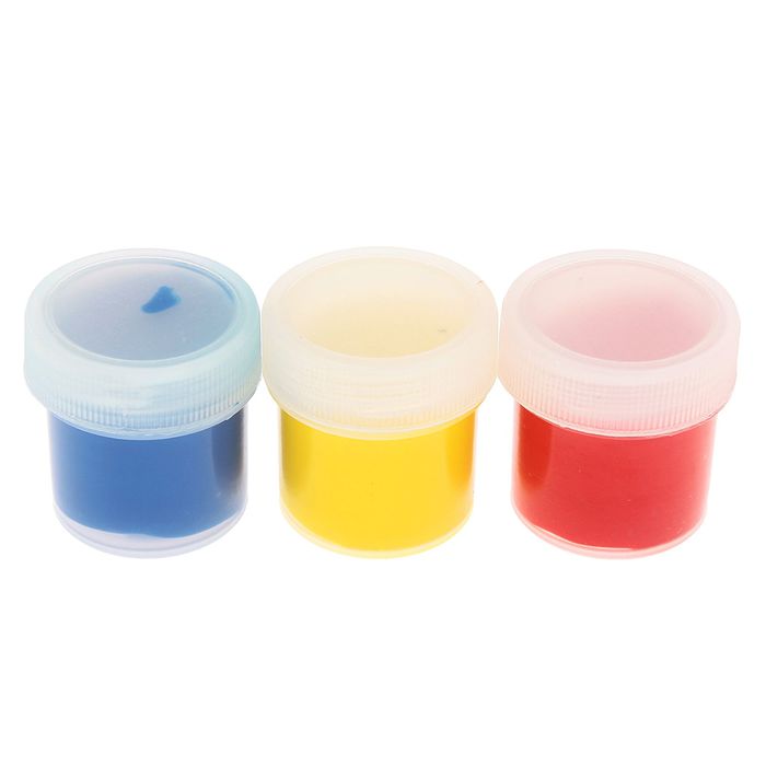 Краски пальчиковые "Смешарики" 3 цвета по 20 мл