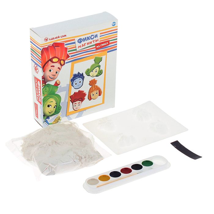 Магниты из гипса "Фиксики"
