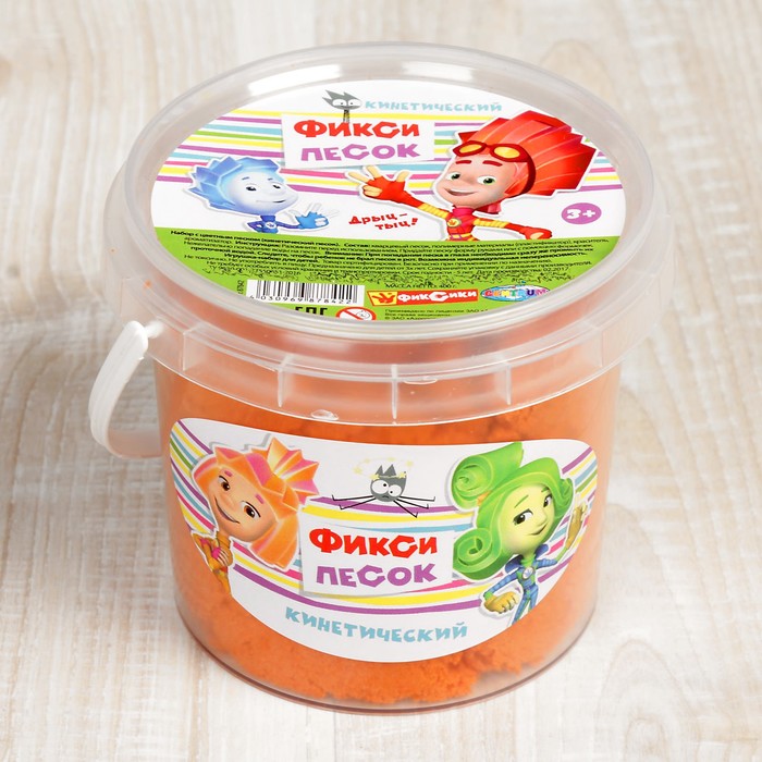 Песок кинетический "Фиксики", 400 г, МИКС