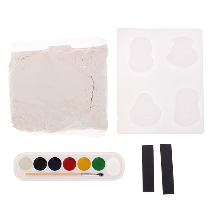 Магниты из гипса "Тролли"