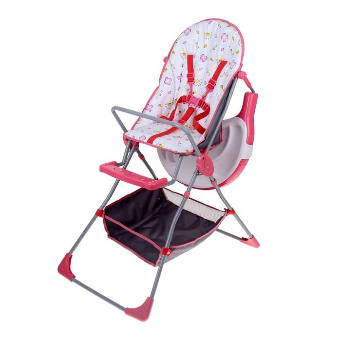 Стульчик для кормления Selby 252, цвет розовый