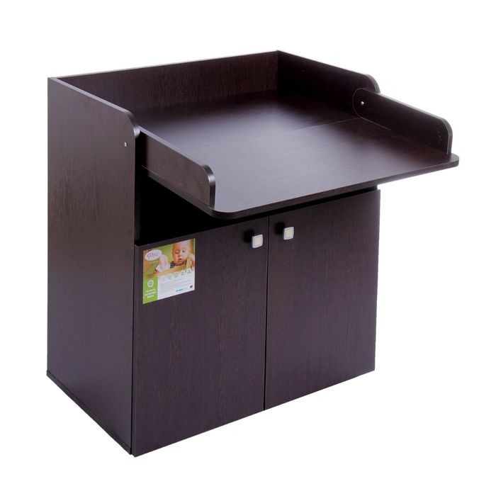 Комод детский пеленальный «Фея 1280» с дверцами, цвет венге