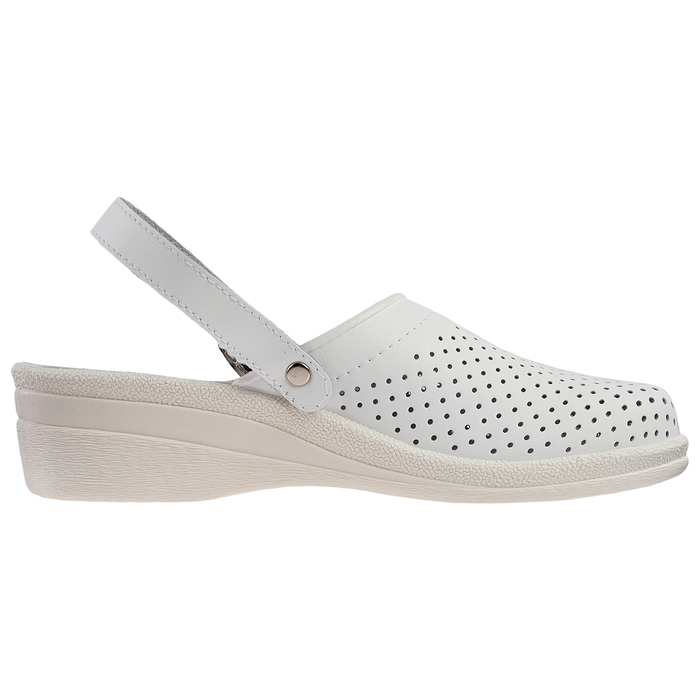 Туфли-сабо "Маша", женские, размер 40, цвет белый