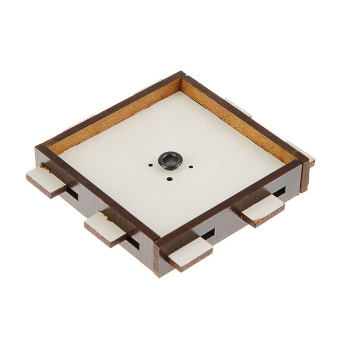 Подставка для благовоний "Квадрат", ХДФ, 8x8x1,5 см