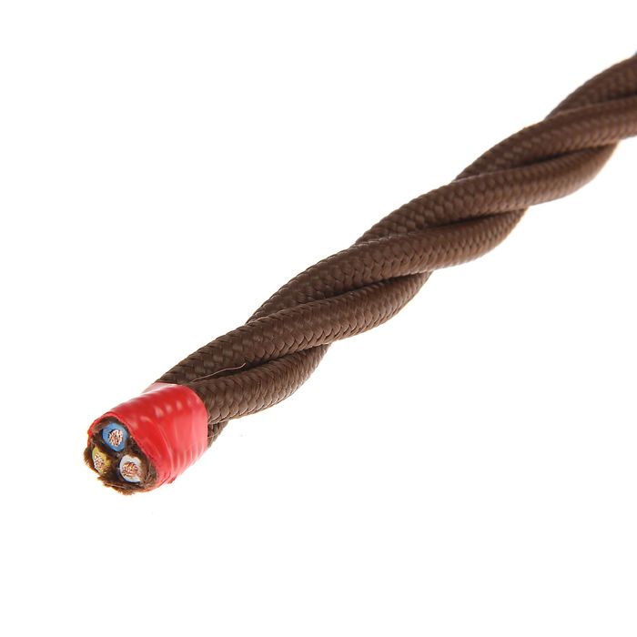 Провод Bironi, 3*2 ,5, витой, коричневый 1шт-50м