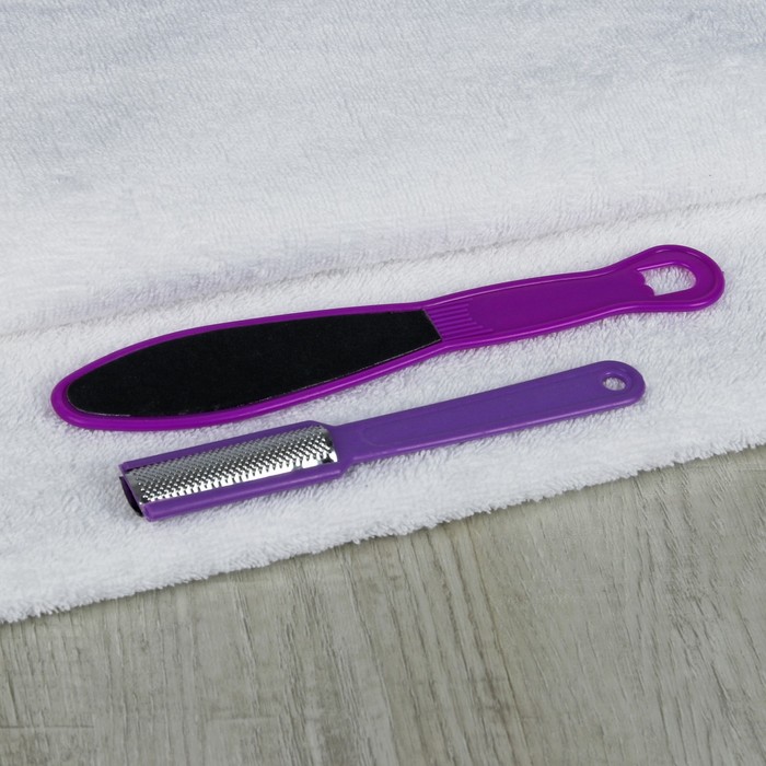 Набор для педикюра, 2 предмета, цвета МИКС