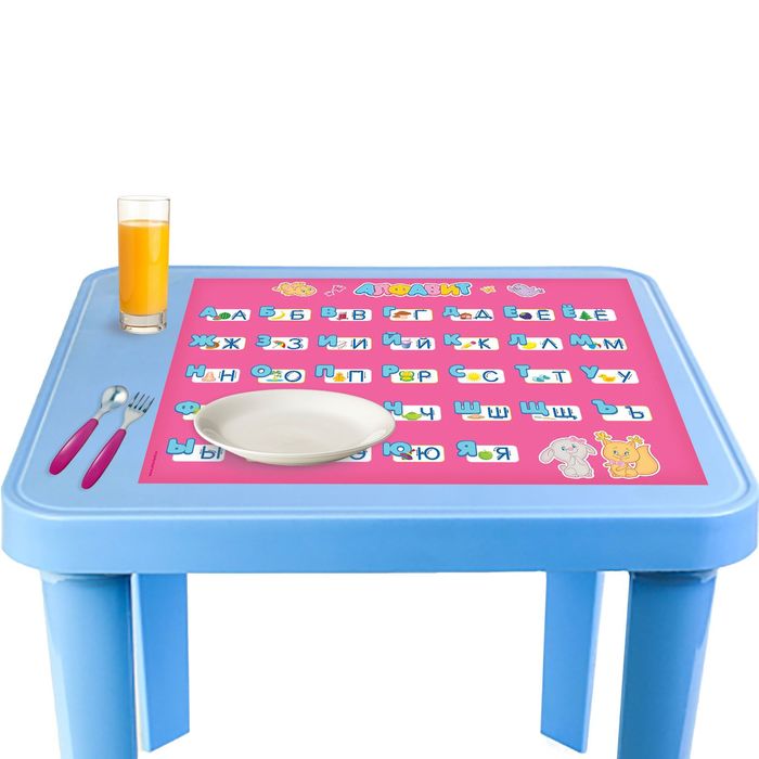 Обучающий коврик-подкладка "Алфавит", А3