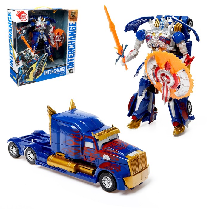 Робот-трансформер «Оптимус» с оружием и аксессуарами