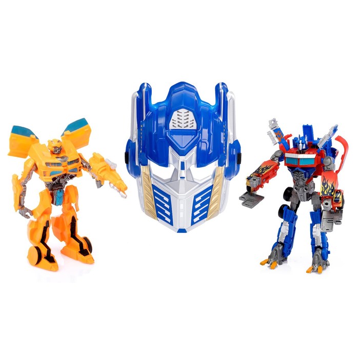 Игровой набор «Автоботы», 2 трансформера + маска, МИКС