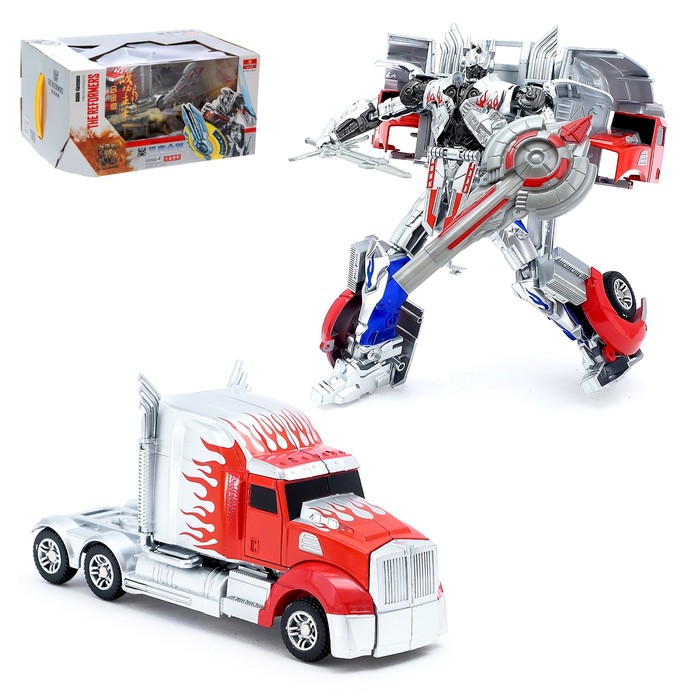 Робот-трансформер «Оптимус» с оружием и аксессуарами