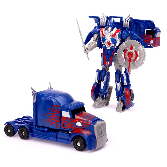 Робот-траснформер «Автобот» с оружием и аксессуарами, МИКС
