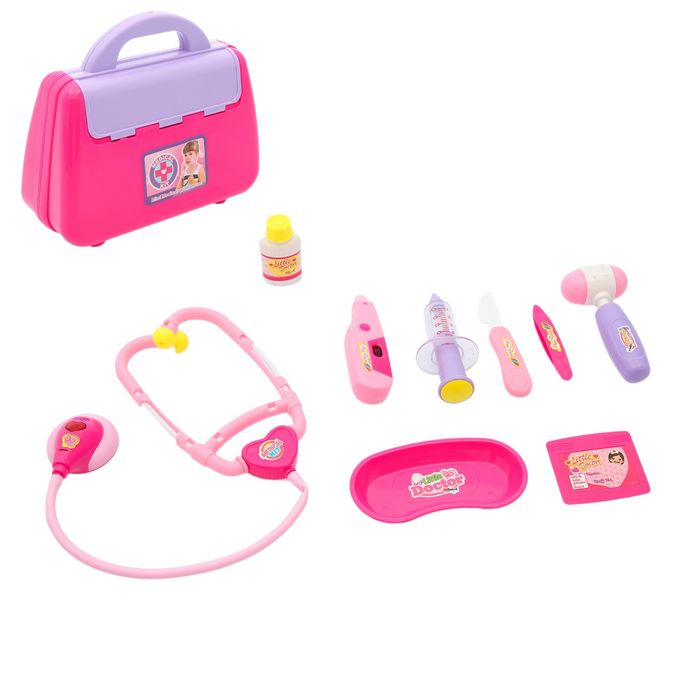 Набор доктора в чемодане "Лечилкин", 9 предметов, цвета МИКС