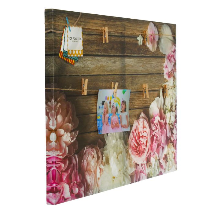 Картина для фотоколлажа "Розовые цветы"