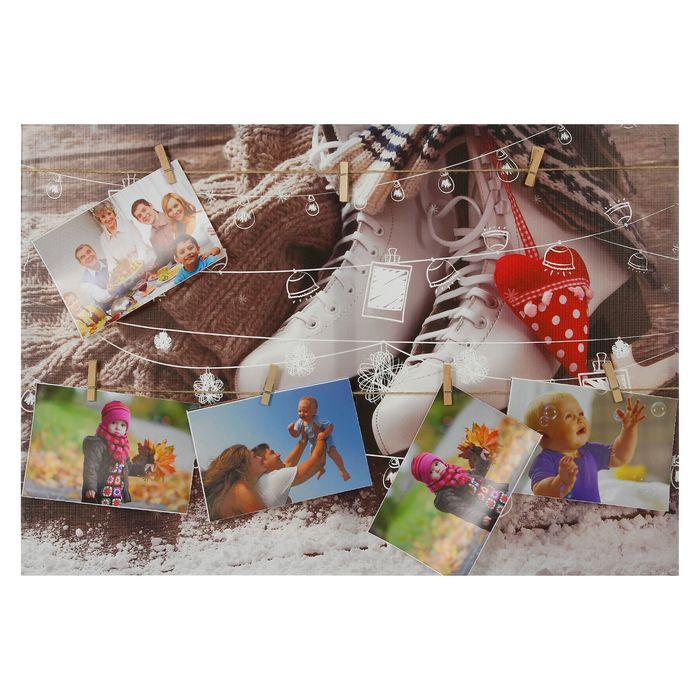 Картина для фотоколлажа "Новогодняя"