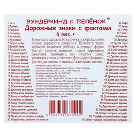 

Набор карточек «Мини-60. Дорожные знаки»