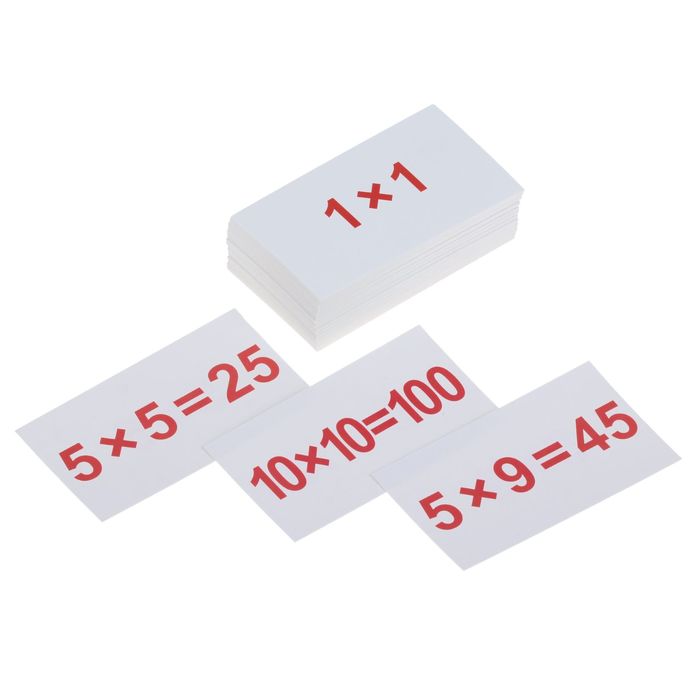 Обучающие карточки "Умножение"