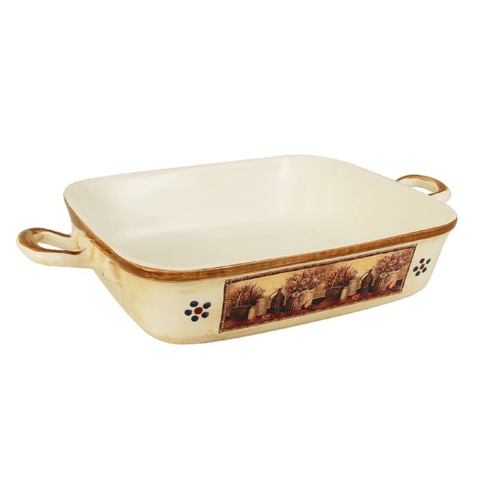Блюдо для запекания с ручками 33см "Натюрморт"