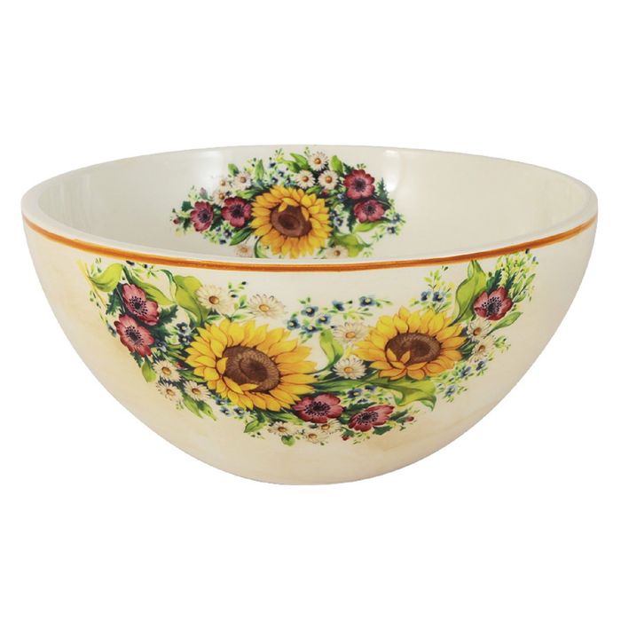 Салатник 20 см "Подсолнухи Италии"