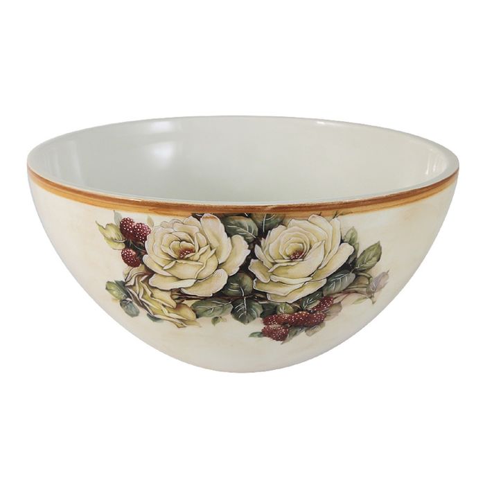 Салатник 20 см "Роза и малина"