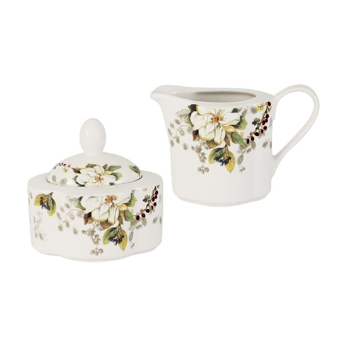 Набор: сахарница 0,3 л, молочник 0,25 л "Магнолия"