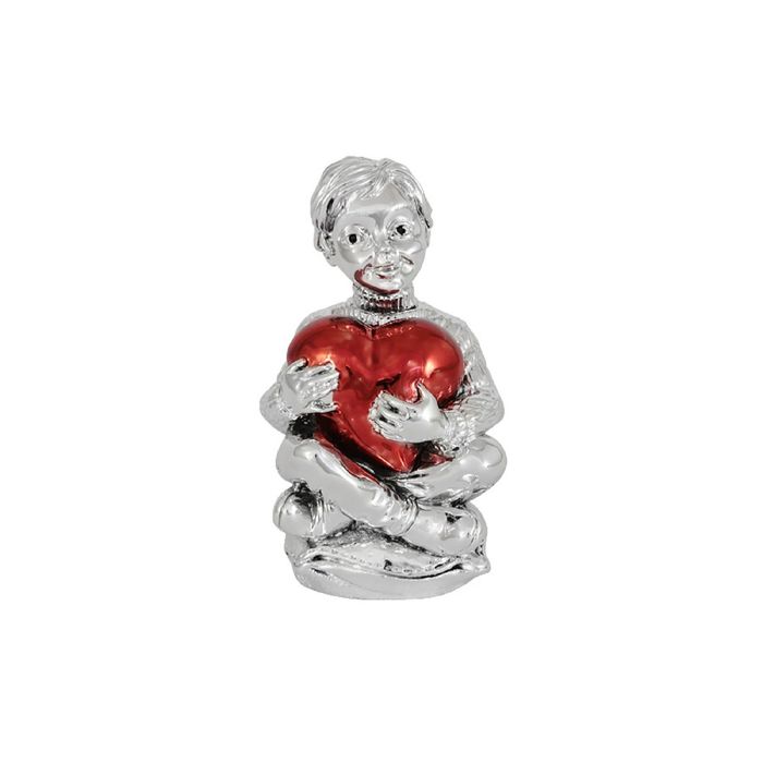 Статуэтка "Мальчик с красным сердцем"