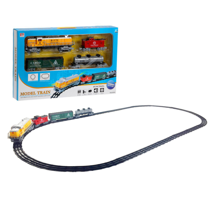 Железная дорога "Товарный состав", протяжённость пути 5,2 м