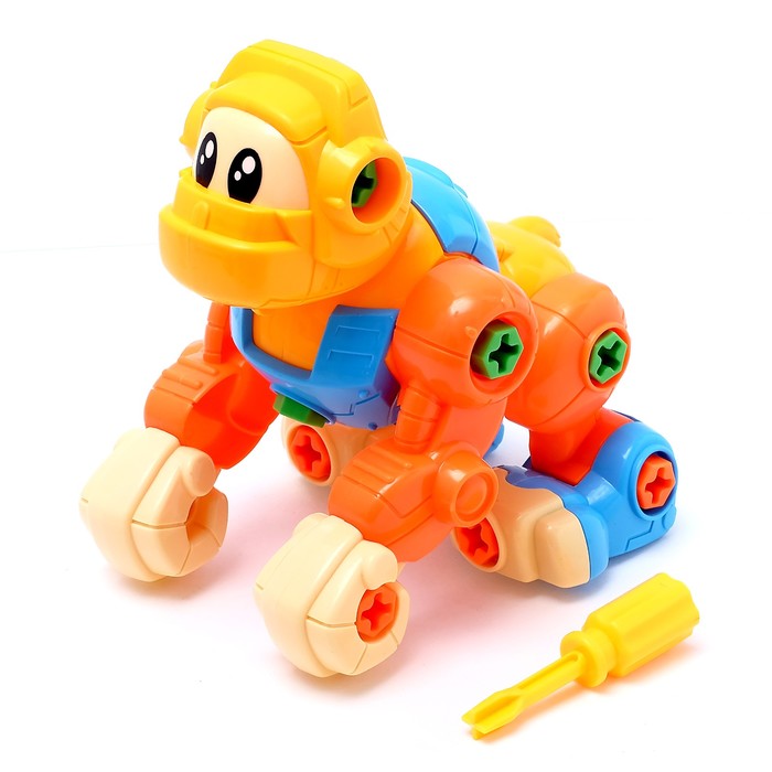 Конструктор отверточный «Обезьяна», 37 деталей