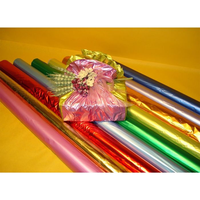 Полисилк двухцветный вишневый + бледно розовый, 1 х 20 м