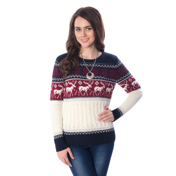 Джемпер женский, размер 42, цвет синий Др5-78