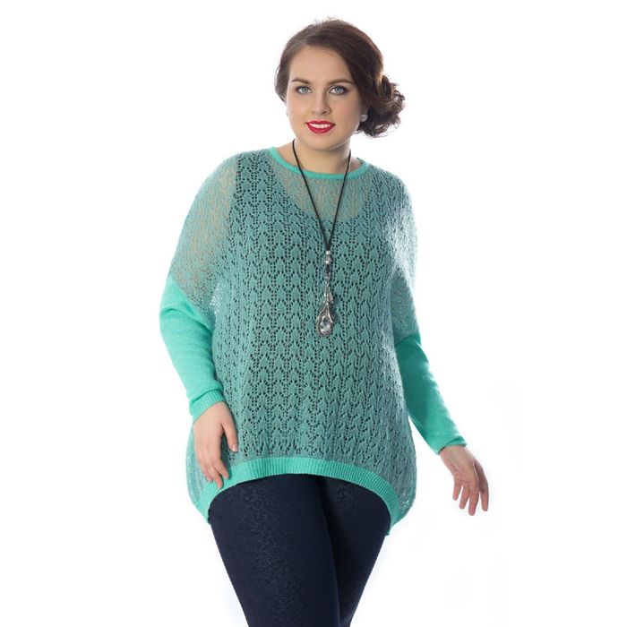 Туника женская, размер 52, цвет зелёный Др5-80/1