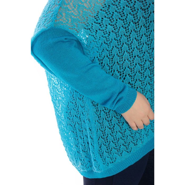 Туника женская, размер 52, цвет голубой Др5-80/2