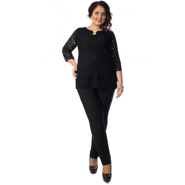 Туника женская, размер 46, цвет чёрный М4-3406/1