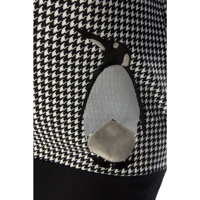 Туника женская, размер 52, цвет чёрно-белый М5-2930/5