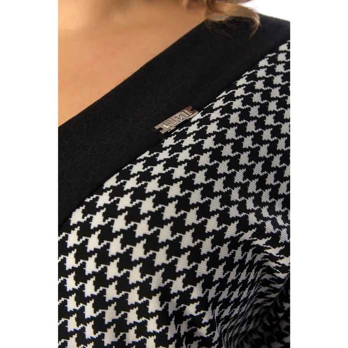 Туника женская, размер 52, цвет чёрно-белый М5-2930/5