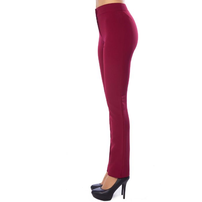 Брюки женские, размер 42, цвет бордовый Б5-3249/5