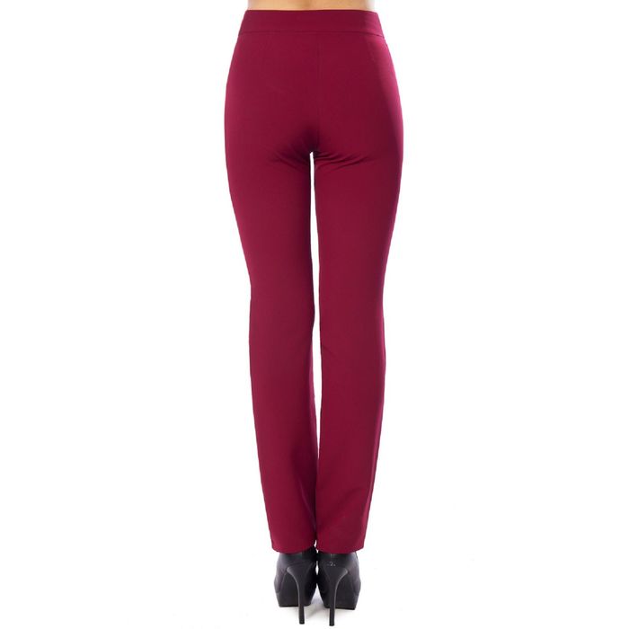 Брюки женские, размер 42, цвет бордовый Б5-3249/5