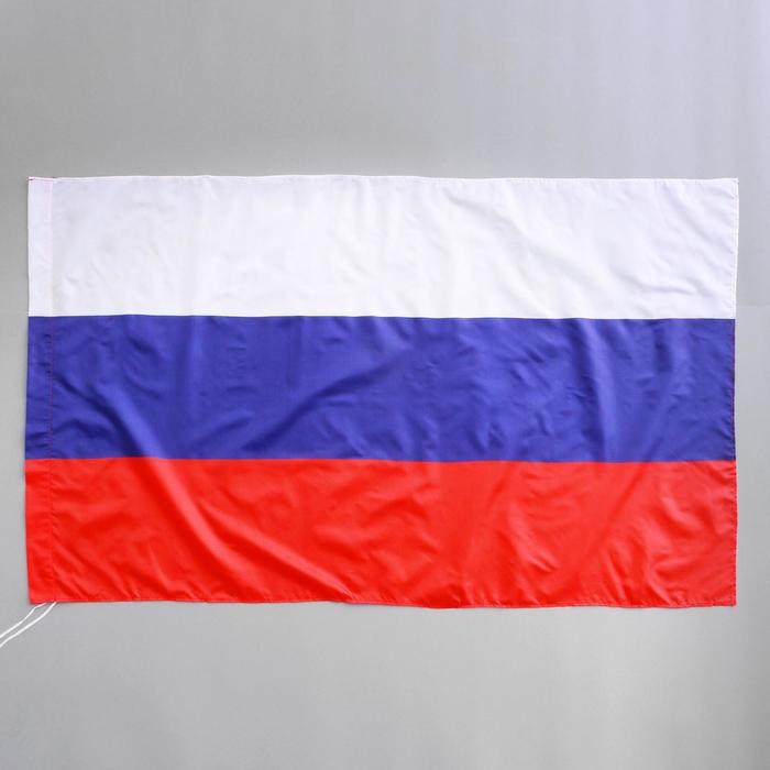Флаг России, 90 х 145 см, полиэфирный шёлк флаг россии z своих не бросаем 90 х 135 см полиэфирный шёлк