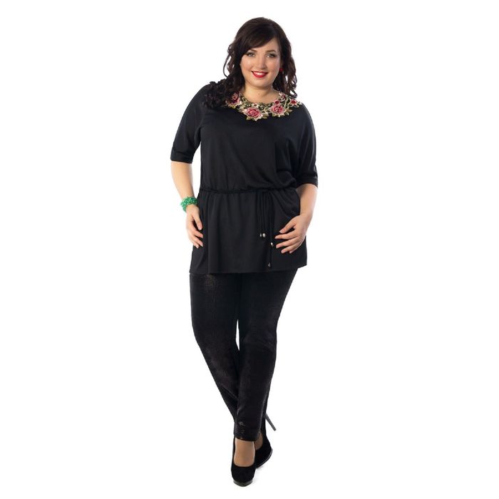 Блузка женская, размер 52, цвет чёрный М4-2789/2